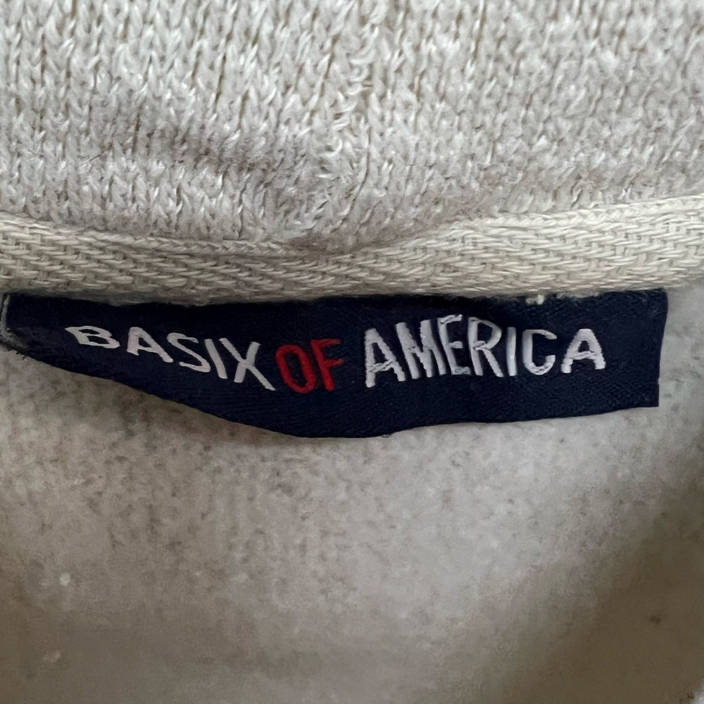 Basix America‎ Wildwood New Jersey Hoodie Sweatshirt XL Beige Beach Coastal NEW - Picture 9 of 13